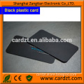 blank plastic card black